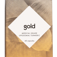 Gold | Medical Grade Liposomal Turmeric Curcumin Supplement | 60ct Capsules