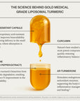 Gold | Medical Grade Liposomal Turmeric | 60ct Capsules